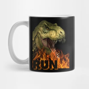 Run!! Dinosaur T-shirt Mug